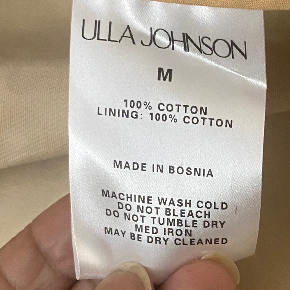 NWT ULLA JOHNSON Emmanuelle Night Neutral Trench Coat Size Medium. - Picture 11 of 15